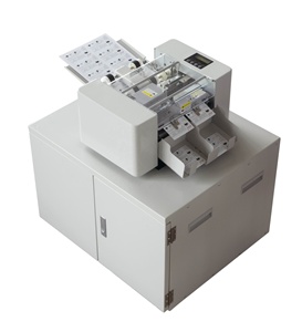 Masaüstü ticari profesyonel çok fonksiyonlu kart eğme otomatik iş adı kart kesme makinası SSA-001-I - Product Image 5