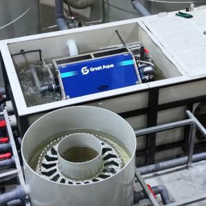 Système <span class=keywords><strong>RAS</strong></span> direct usine : Filtre à tambour rotatif SS à nettoyage automatique pour la purification de l'eau des étangs de poissons et de crevettes - Product Image 3