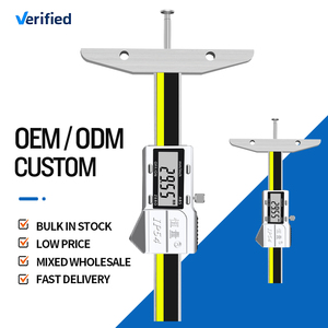 Hengliang Hoge Precisie 0.01Mm Ip54 Digitale Nonius Remklauw Roestvrijstalen Schijf Dunne Staaf Metallic Shell Deep Display - Product Image 4