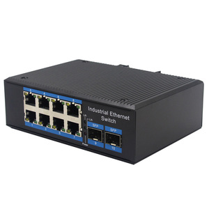 Commutateur d'agrégation de fibres géré AOPRE L2 avec 8 ports SFP+ 1000M et 2 ports SFP+ 1000M, prise en charge QoS, SNMP et VLAN empilable - Product Image 3