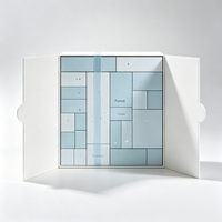 Caja de Calendario de Adviento con Logotipo Personalizado Forest Packing, Caja de Cartón de Lujo Vacía con Doble Puerta y Cajones para Productos de Belleza