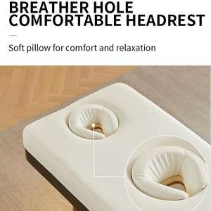 Table de massage thaïlandaise prix d'usine meilleur lit de massage en bois robuste avec rangement DMC11 - Product Image 3