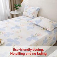 Parure de draps en coton 100 % personnalisée en gros – Draps-housses et draps plats super doux pour lits Queen et King Size