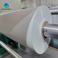 Jiangtai – rouleau d'abat-jour en pvc blanc, 1300mm, diffuseur blanc, film pvc pour feuille de lumière
