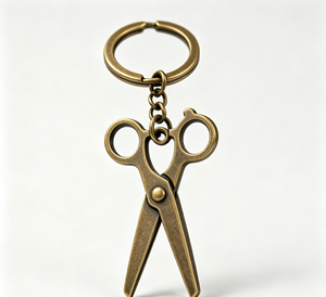 Porte-clés vintage en métal, pendentif en alliage de zinc, plaqué cuivre antique, accessoire cadeau - Product Image 4