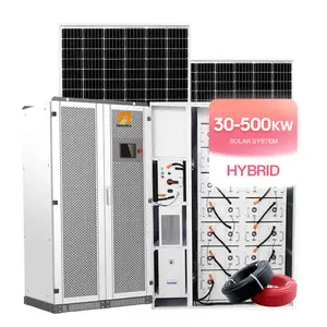 Dawnice 70kw 130KW 165KW 600KW 700KW Hybrid 100kw Solar Electricity System Solar Panel System For Business