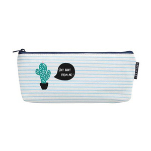 Trousse à crayons en toile Kawaii Flamingos, nouveauté pour l'école et le bureau, cadeau mignon avec fermeture éclair, 3 couleurs, 20x8x4cm - Product Image 4