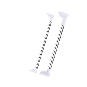 Tringle à <span class=keywords><strong>rideau</strong></span> extensible sans perçage pour salles de bain, salles de douche et fenêtres - Design décoratif artistique - Product Image 1