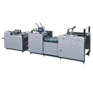 Machine de pelliculage à haute vitesse A3 A4 A5 avec section de polymérisation UV à rouleaux chauffants - Product Image 1