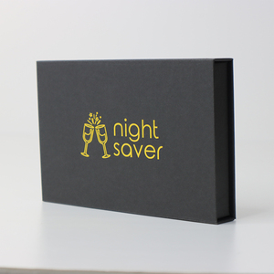 Custom <b>Black</b> Rigid Cardboard VIP Card <b>Box</b> Magnetic Lid Gold Foil Stamping Embossing Sponge Lined Recyclable Business Cards - Product Image 6