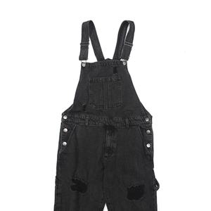 Overoles de Mezclilla Anchos Lavados en Azul Claro, Modernos y Casuales, Primavera-Verano 2023 - Product Image 6