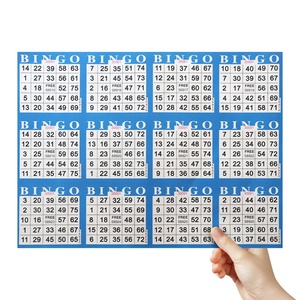 Prix de gros en stock – Cartes de bingo personnalisées CMYK 75 balles avec impression sur mesure - Product Image 6