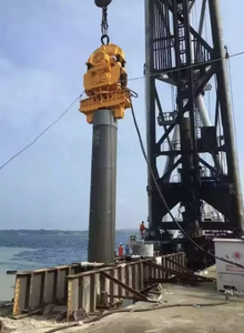 Spedizione veloce escavatore tipo <span class=keywords><strong>Vibro</strong></span> martello elettrico vibratore martello per palificazione - Product Image 5