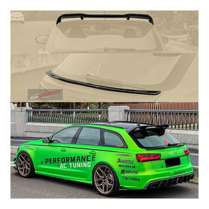 Nouveau pare-chocs en fibre de carbone <span class=keywords><strong>Audi</strong></span> RS6 C7 C7.5 avec <span class=keywords><strong>aileron</strong></span> arrière, <span class=keywords><strong>aileron</strong></span> central, <span class=keywords><strong>aileron</strong></span> supérieur et découpes d'échappement - Fixation par boulons - Product Image 1