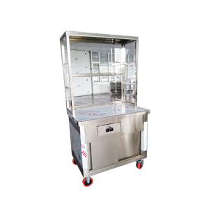 Chariot de vente ambulante malaisien VICTORY KITCHEN avec étagère supérieure et tiroir, grande capacité de rangement - Product Image 1