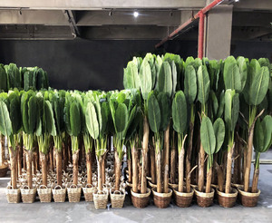 AYOYO Artificielle Moderne Monstera Deliciosa Arbre de Verdure Plantes <span class=keywords><strong>en</strong></span> Pots pour Intérieur Extérieur Décoration - Product Image 4