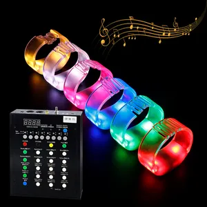 Remote Control Pulseras LED Para Fiestas Pulseras LED Con Control Bracelets For Fiestas