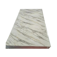 Le haut PVC de marbre brillant intérieur couvre des panneaux de mur d'ardoise de carbone pour la décoration intérieure