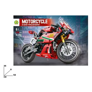 Kit de construction de moto 470 pièces 52x35x8 cm pour les 6 ans et plus - Product Image 1