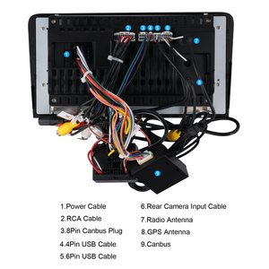 Podofo 7 "4 + 64G 2 DIN <span class=keywords><strong>Android</strong></span> xe Đài phát thanh xe hơi Stereo cho <span class=keywords><strong>Audi</strong></span> <span class=keywords><strong>A3</strong></span> 8p S3 RS3 không dây Carplay/<span class=keywords><strong>Android</strong></span> tự động <span class=keywords><strong>GPS</strong></span>/Wifi/EQ âm thanh xe hơi OEM - Product Image 4