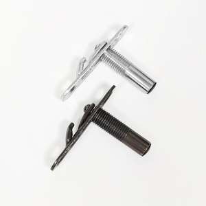 Plaque de fixation GQK en fer chromé pour armoire et penderie – Accessoires de quincaillerie de combinaison de meubles, moderne et simple - Product Image 5