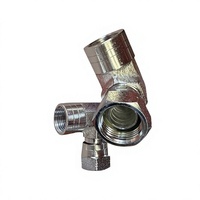 Connecteur de tube droit hydraulique industriel OEM personnalisé en acier au carbone et acier inoxydable