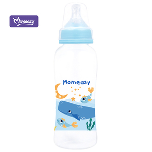 10oz/300ML Standard nouveau-né bébé biberon mélangé 4 couleurs Momeasy marque paquet thermorétractable - Product Image 3
