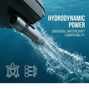 Propulsore Subacqueo a Forma di Torpedo con Sdoganamento Facilitato, Motore Fuoribordo a Propulsione a Getti per Tavole da Surf, Kayak, Barche, SUP, Scooter - Product Image 2