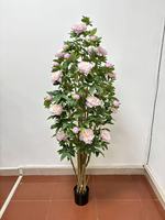 Décoration d'arbre vert artificiel pour la maison, plantes en pot artificielles pour le salon, ornements élégants pour la table à manger