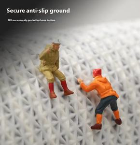 Alfombrillas de puerta modernas de flocado absorbentes antideslizantes de secado rápido gruesas de tamaño pequeño para suelos de cocina de dormitorio con respaldo antideslizante - Product Image 5