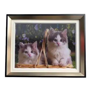 2020 New Sale fashion Cat lenticular pictures 5d painting wall for home decoration