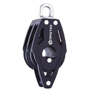 Double Wheel 40mm Diameter Ball Bearing Pulley 10mm Wire with Lug Accessories for Yacht and Sailboat BB-0408F <b>Marine</b> <b>Hardware</b> - Product Image 1