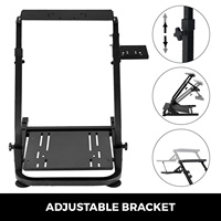 Support de volant de course Sihao EU Warehouse, support de simulateur pliable et réglable pour pédales de cockpit de jeu G29, simulateur non inclus