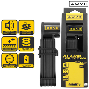 <span class=keywords><strong>Antivol</strong></span> pliable pour vélo de haute qualité avec alarme 120 dB, étanche IP67, système <span class=keywords><strong>antivol</strong></span> certifié CE, portable et léger - Product Image 1