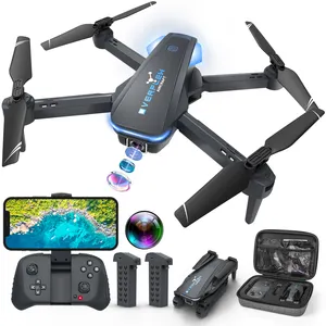 4K kamera ile 2.4ghz WIFI FPV katlanabilir Drone uzaktan kumandalı Drone uçak plastik elektrikli fırçasız Motor açık lityum iyon