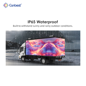 Canbest Extérieur Prêt à Utiliser Étanche Sans Soudure P4 Boîte Camion Led Panneau D'affichage Roadshow Mobile Led Mur Écran D'affichage Sur Camions - Product Image 2