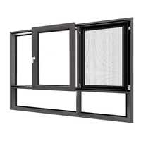 Ventanas Inteligentes Deslizantes Automáticas con Rotura de Puente Térmico de Aluminio y Doble Vidrio Templado para Hogar Inteligente
