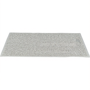 Alfombrilla para arena de gatos de 40 x 60 cm, gris claro, bandeja higiénica para caja de arena - Product Image 2