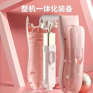 เครื่องตัดผมเด็ก ใบมีดสแตนเลส จอแสดงผล LCD แบตเตอรี่ Li-Ion 1800 มิลลิแอมป์ล้างทำความสะอาดได้สำหรับการตัดผมทารก - Product Image 1