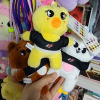 Nouvel Arrivage Transfrontalier STRAYKIDS Mignon Jouet en Peluche Husky Coréen Fait Main avec Clip de Téléphone et Lanière