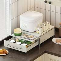 Moderne koffiestation opbergrek bekerhouder capsule organizer aanrecht koffie accessoire plank OEM private label