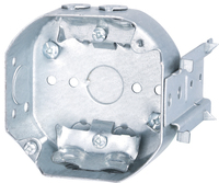 Caja de Conexiones Eléctricas Octogonal de 4 Pulgadas, Impermeable, de ABS y Acero, con Certificación CETL 54151-LB, con Soporte Lateral, Nivel de Protección IP65