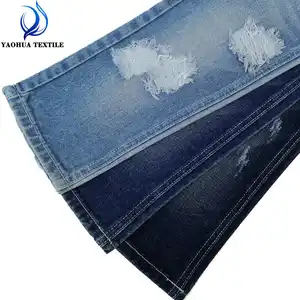 657 Non stretch cheap price cotton polyester viscose rolls of denim fabric