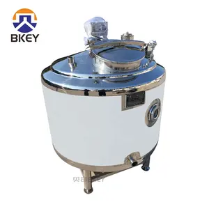 Elektrische Verwarming Melk Pasteurisator 500l Verzegelde Top Pasteurisatie Tank Met Mixer
