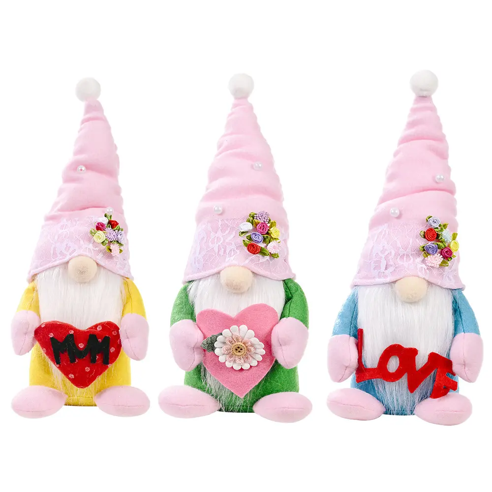 Muttertag geschenke Plüsch Gnom Gnome Gonk Mit Rosa Hut