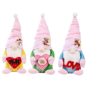 Cadeaux Fête des Mères Peluche Gnome Gnomes Gonk Avec Chapeau Rose