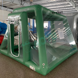 Tentes de glamping AOYU, chambres à bulles gonflables prismatiques de luxe à vendre en Chine, PVC personnalisé sans plis, trois ans - Product Image 6