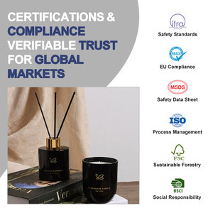 Ensemble cadeau écologique de Dubaï, diffuseur de parfum en verre à roseaux pour la maison, le bureau, la <span class=keywords><strong>voiture</strong></span>, désodorisants, arôme en stock pour la maison et le bureau - Product Image 4