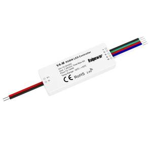 Contrôleur LED RGBW Relpower V4-M 12-24VDC 4 canaux 1,5A 2,4G sans fil avec variateur de luminosité - Product Image 1