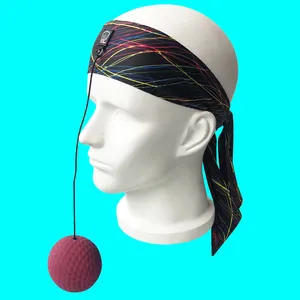 Ballon de réflexe de boxe pour l'entraînement de la vitesse avec construction en ABS et caoutchouc et bandeau en silicone pour une utilisation en extérieur et en <span class=keywords><strong>voyage</strong></span> - Product Image 2